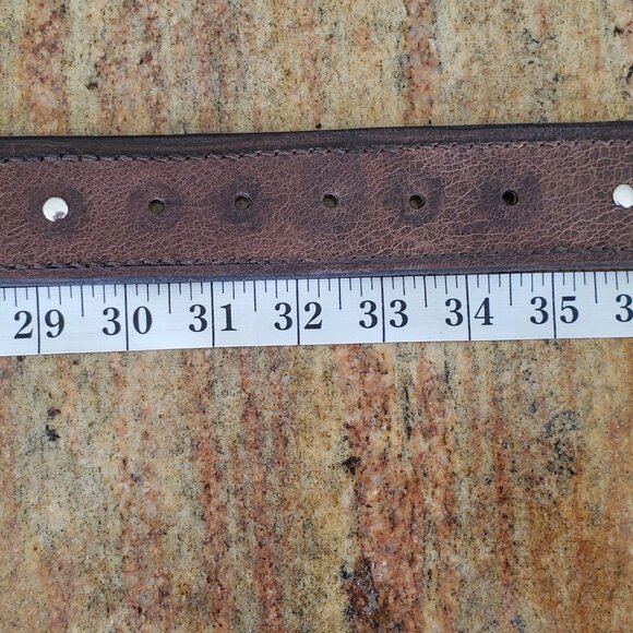 Brand New - 100% whole grain leather belt - built for denim styled for Freedom. main image 4